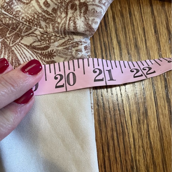 Bit & Bridle Button Down Blouse Horses Western Khaki Size Medium - Picture 7 of 9